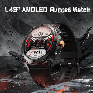 T53 BT Talking Watch AMOLED Screen Heart Rate oximetry huyết áp giám sát ba quốc phòng Smartwatch - Product Image 6
