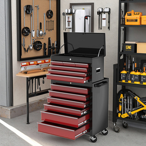 Giá rẻ giá bàn làm việc công cụ Tủ 10 ngăn kéo kim loại con lăn tủ công cụ xe đẩy - Product Image 4