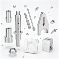 Pièces en alliage d'aluminium usinées sur commande, usinage CNC 5 axes, pièces industrielles usinées CNC