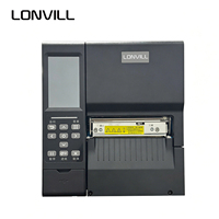 Impresora Térmica RFID LONVILL de Alta Velocidad 12IPS 600dpi con Interfaz Paralela, Impresora Industrial de Transferencia Térmica para Etiquetas RFID de 600dpi