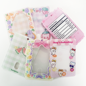 พวงกุญแจอะนิเมะสำหรับใส่การ์ดรูปภาพอะคริลิคตามสั่งพวงกุญแจสำหรับถ่ายรูปขนาดเล็ก - Product Image 2