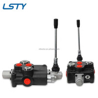 Vanne de commande directionnelle hydraulique P120 1 bobine 1 Joystick pour tracteur chargeur