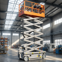 Hydraulische Scherenhebebühne Elektrische Gerüstplattform Anbieter Kleine Scherenhebebühne Elektrische Arbeitsbühne