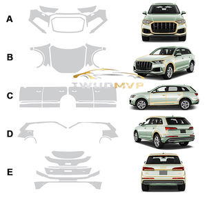 1set PPF <span class=keywords><strong>Film</strong></span> de protection de voiture pour Audi Q7 Sport 2020 <span class=keywords><strong>2021</strong></span> 2022 2023 2024 TPU <span class=keywords><strong>Invisible</strong></span> Body Sticker Transparent Anti-Scratch - Product Image 1