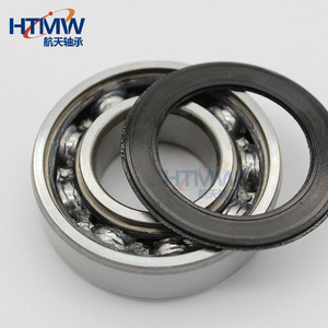 Roulement à billes à gorge profonde Htmw 6006-2rs 30x55x13mm en acier chromé scellé pour moteur et équipement mécanique - Product Image 1