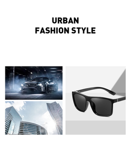 Gafas de sol polarizadas cuadradas para conducción al aire libre, a la moda, deportivas, UV400, para pesca, para hombre - Product Image 4