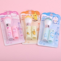 Set Kuas Makeup D021, Alat Kecantikan, Kuas Multifungsi untuk Foundation/Blush/Eyeshadow, Ramah Pemula & Profesional, Ringan
