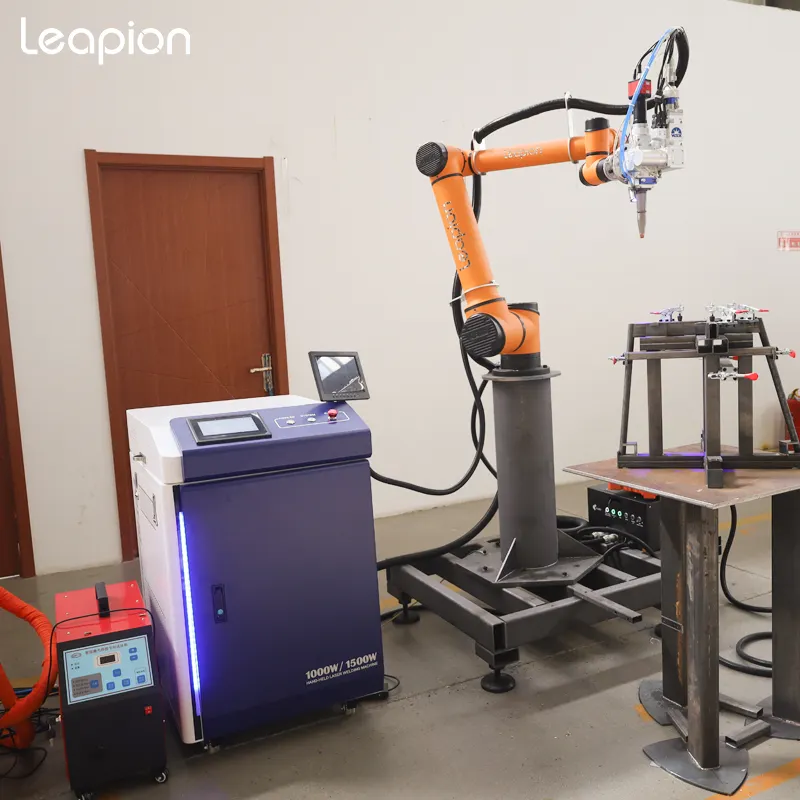 Laser Cutting Robot Laser Welder 1500w Small Footprint Stainless Steel Optical Fiber Laser Welding Machine