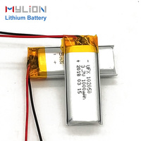 Batterie rechargeable personnalisée 3.7v 1000mah 504050 102050 703048 batterie lithium polymère 3.7v batterie lipo cellule pochette pour anneau portable