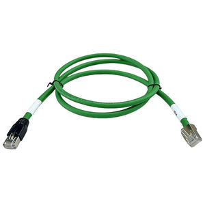 Cavo di Rete Industriale CAT6 Verde Impermeabile Schermato Resistente ai Raggi UV con Treccia in Rame per Stazioni Base Esterne - Product Image 1