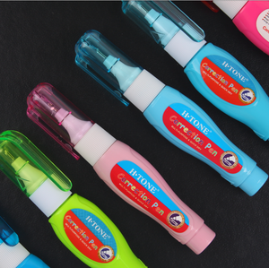 Vuelos de punta de metal de corrección bolígrafos papelería de secado rápido no tóxico 4ml de color corrección pluma para los estudiantes de la escuela - Product Image 4