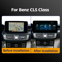 Lecteur vidéo de voiture Linux 12,3 pouces, CarPlay sans fil, Android AUTO pour Mercedes Benz CLS W218 X218, autoradio, écran