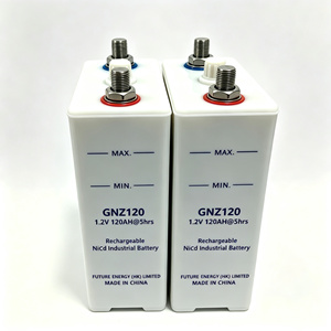 KPM120 IEC60623แบตเตอรี่อัลคาไลน์นิกเกิลแคดเมียม (NiCd) 120AH 1.2V แบบชาร์จไฟได้ GNZ120ปานกลาง - Product Image 4