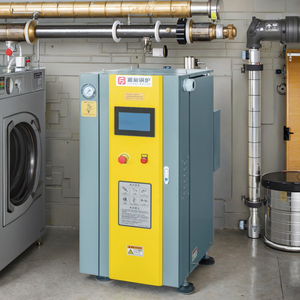 Machine à vapeur électrique verticale commerciale Future Boiler pour le repassage des chapeaux, à économie d'énergie, avec contrôle automatique et surveillance à distance - Product Image 2