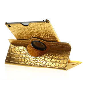 Étui en cuir d'éveil intelligent à texture crocodile avec support <span class=keywords><strong>rotatif</strong></span> à 360 degrés pour <span class=keywords><strong>iPad</strong></span> Air - Product Image 3