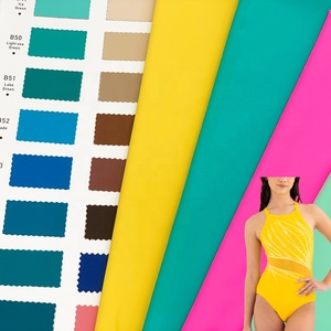 polyester lycra swimwear fabric swatch test opacity