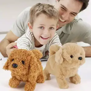 Jouet Montessori en peluche pour bébé, jouet électronique interactif pour chiots, pour filles garçons, cadeau de Noël