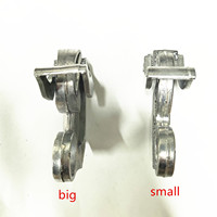 Pince en aluminium en cuir pour machine à bascule sèche ou humide Matériau en aluminium Grand ou petit Type quantité minimale de commande 100PCS
