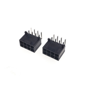 Wafer 4.2 MM 8 Pin PCB Header Nam Card Đồ Họa Máy Tính <span class=keywords><strong>GPU</strong></span> Kết Nối PCI-E PCIe Cho MSI RX 580 Armor OC. Góc Trái Đảo Ngược - Product Image 1