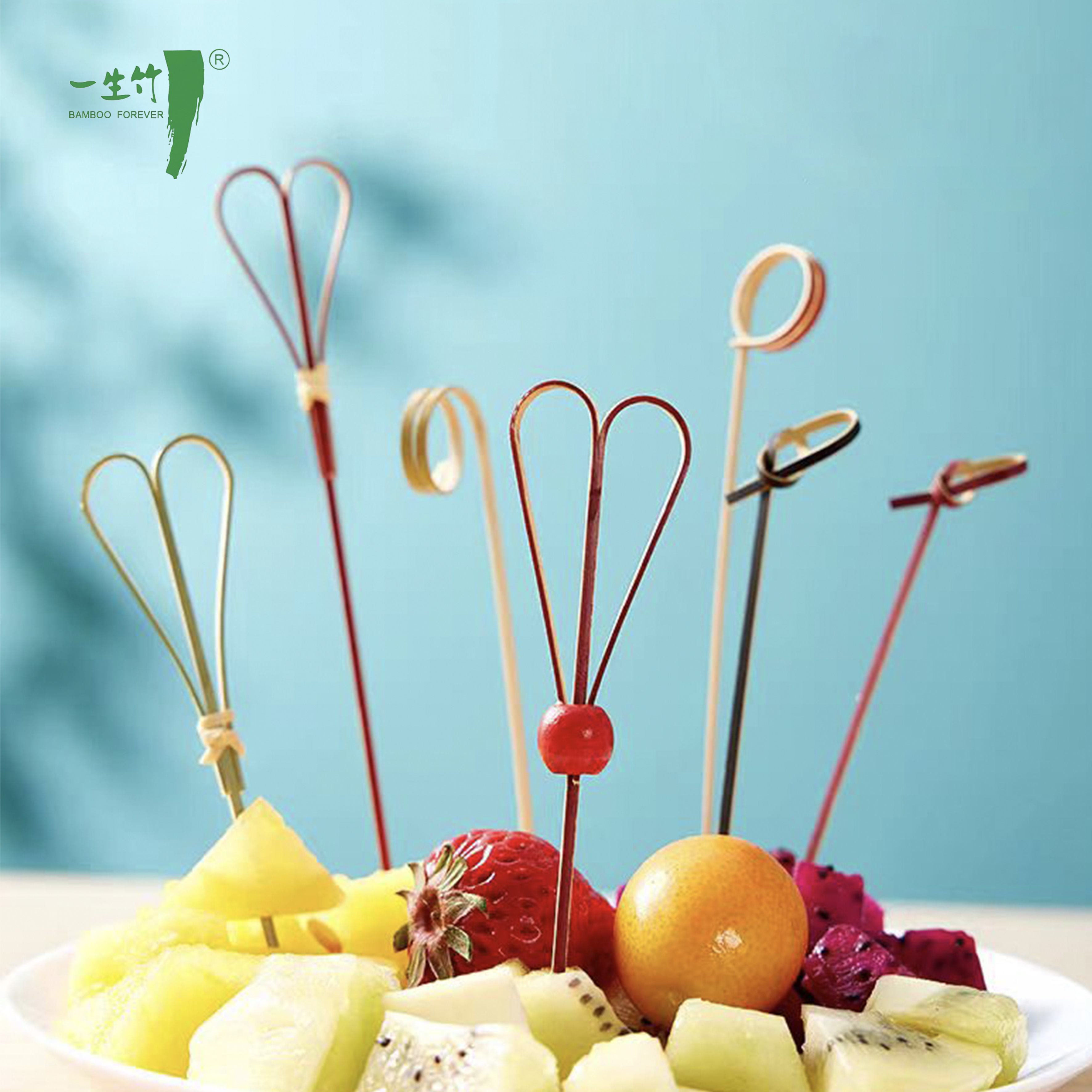 Bamboo Heart Skewer