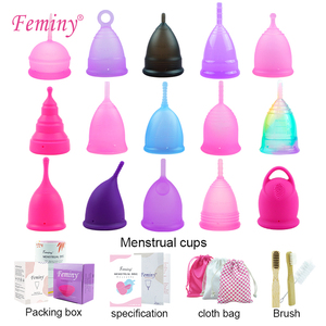 Fabricant éco-responsable, coupes menstruelles en silicone 100% médicales réutilisables et lavables pour femmes - Product Image 6