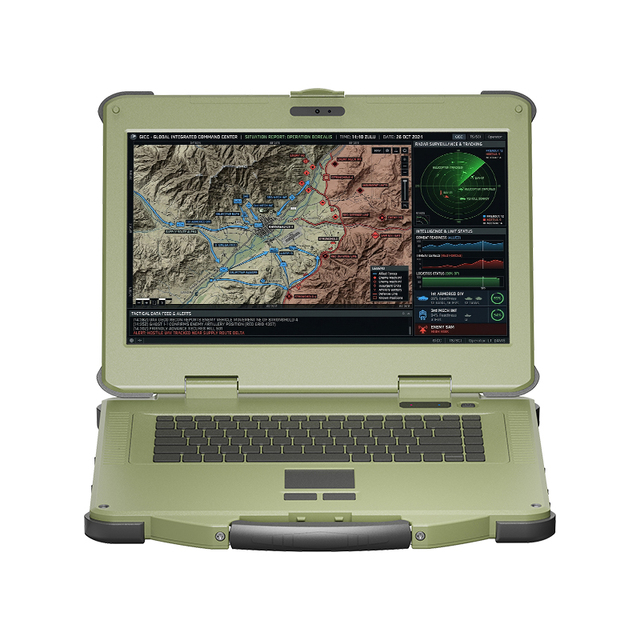 ODM OEM New Intel 15.6 Inch Rugged Laptop AI PC Windows 11 Pro 1000 Nits 4G GPS MIL-STD-810H IP65 Industrial Notebook Computer