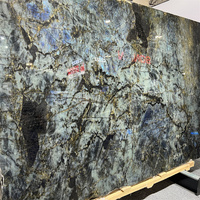 Dalle de marbre bleu cristal Newstar pour table à manger, plaque murale, comptoir, carrelage en pierre, dalle de marbre