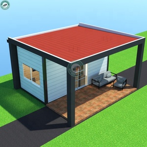 Maison modulaire complète avec <span class=keywords><strong>mezzanine</strong></span>, une chambre, une salle de bain, petite maison de villégiature avec véranda en France - Product Image 6