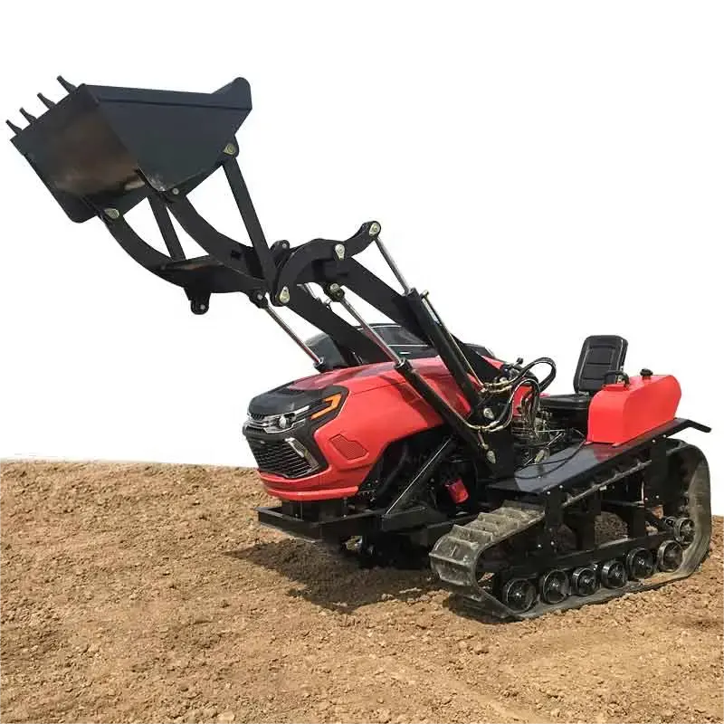 50pk 60pk 80pk 120pk Kleine Tractorboerderij Met Rupsbanden Gebruiken Mini-Landbouwrupsbanden