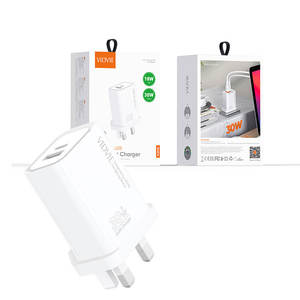 <span class=keywords><strong>Cargador</strong></span> GaN Portátil <span class=keywords><strong>VIDVIE</strong></span> de 30W con USB <span class=keywords><strong>Tipo</strong></span> <span class=keywords><strong>C</strong></span>, Carga Rápida, Adaptadores de Viaje para Reino Unido, Equipado con Cable - Product Image 1