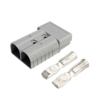 Connecteur de batterie de stockage d'énergie 350A 600V, fiche 2 pôles à contact argenté pour faisceau de module de batterie et alimentation de secours