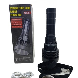 New 50W KM dài khoảng cách phạm vi P70 đèn pin khẩn cấp đèn Xenon Đèn pin cầm tay ngoài trời cắm trại đèn pin - Product Image 2