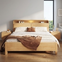 Lit mural en tissu moderne, simple et multifonctionnel pour chambre à coucher, lit double et simple, vente directe d'usine