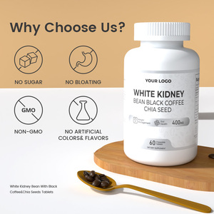 Ytbio Carb Blocker Komplex-Tabletten mit weißen Kidneybohnen, schwarzem Kaffee und Chiasamen für den Stoffwechsel - Product Image 3
