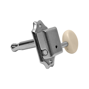 Mécaniques <span class=keywords><strong>de</strong></span> <span class=keywords><strong>guitare</strong></span> vintage LP, clés <span class=keywords><strong>de</strong></span> réglage nickelées à poignée crème pour guitares 6 cordes, style Kulson, en métal, fabriquées en Chine, sans batterie requise - Product Image 5