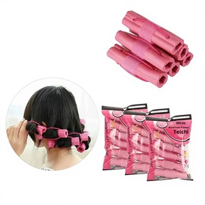 ที่ม้วนผมแบบไม่ใช้ความร้อน ไม่กดทับเส้น<span class=keywords><strong>ผม</strong></span> ทำลอนผมแบบดอกแพร์ใหญ่ ทำเองได้ ผลิตในจีน - Product Image 1