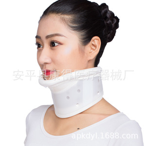 Collarín cervical, uso doméstico, soporte cómodo para el cuello, soporte para la columna cervical, fijación, protección del cuello, adulto, ajuste de altura. - Product Image 5