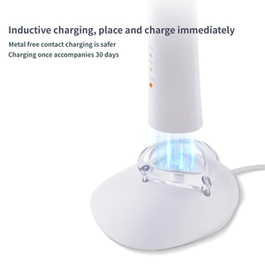 แปรงสีฟันไฟฟ้าโซนิค LED อัจฉริยะแบบปรับแต่งได้สำหรับขายส่ง กันน้ำ ชาร์จไร้สาย หัวแปรงหมุนได้ สำหรับดูแลช่องปากที่บ้าน - Product Image 2