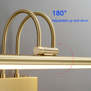 Lampu rias Modern perlengkapan Hotel kamar mandi lampu cermin Led krom lampu rias kamar mandi tahan air - Product Image 3