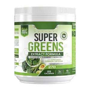 Satılık Vega Protein ve Stevia yaprağı Superfood süper yeşil gıda tozu organik