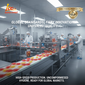 Produttore di caramelle gommose all'ingrosso Halal alla rinfusa Super acido fruttato sapore acido vermi gommosi caramelle dolci - Product Image 6
