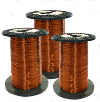 Alambre de cobre esmaltado de buena calidad ECCA 0,15mm-4,6mm para bobina de voz de altavoz