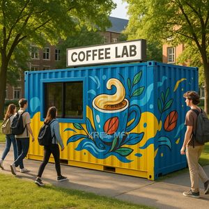 Clothing Store Mobile Modified Business 20ft Shipping Container Houses Contemporary <b>Shelf</b> Furniture Customized Sturdy Durable - Product Image 4