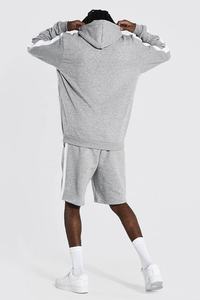 Ensemble de deux pièces de Fitness en Polyester pour hommes, Spandex, vêtements de Sport, de haute qualité, court d'entraînement, - Product Image 6