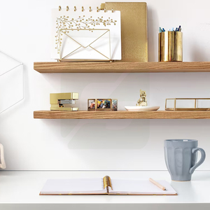 Custom Mini <b>Wall</b> Mounted Small Shelves Wooden Decorative Plant Shelf for Home Decor Solid Wood <b>Floating</b> Rack - Product Image 3