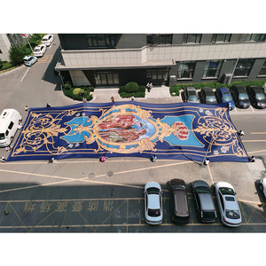 Chất Lượng Cao Kích Thước Lớn Polyester Cờ Biểu Ngữ Tùy Chỉnh In Vải Tường Treo Biểu Ngữ Sân Khấu Khuyến Mại Cờ Biểu Ngữ - Product Image 4