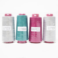Benang Konduktif Polyester Core Spun Berwarna Abu-abu dengan Kekuatan Tinggi untuk Sarung Tangan Layar Sentuh