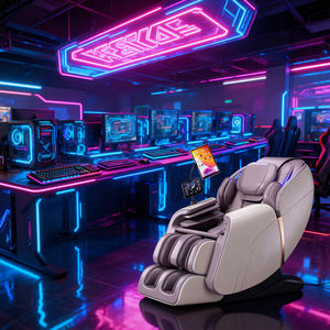 Fauteuil <span class=keywords><strong>de</strong></span> <span class=keywords><strong>massage</strong></span> électrique 4D Shiatsu inclinable portable pour pédicure, sans gravité, idéal pour salon, neuf, fabriqué en Chine - Product Image 1