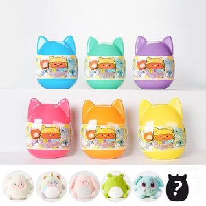 ตุ๊กตาสัตว์น่ารักเซอร์ไพรส์ในไข่ปรุงร่างกายแบบสุ่ม ของเล่นตุ๊กตานอนหลับ ไข่อีสเตอร์ แคปซูลบลายด์บ็อกซ์ <span class=keywords><strong>ZURU</strong></span> ขนาด 9 ซม. สำหรับเด็กอายุ 4-6 ปี - Product Image 5