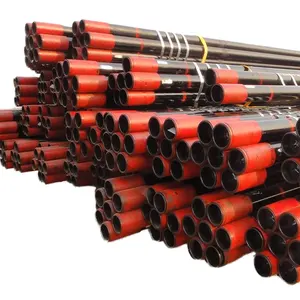 API 5L/5CT J55 K55 N80 L80 P110 Seamless Steel Casing Tube for Oil & Water Well 6m Drill Pipe ISO Standard Oil Field Use